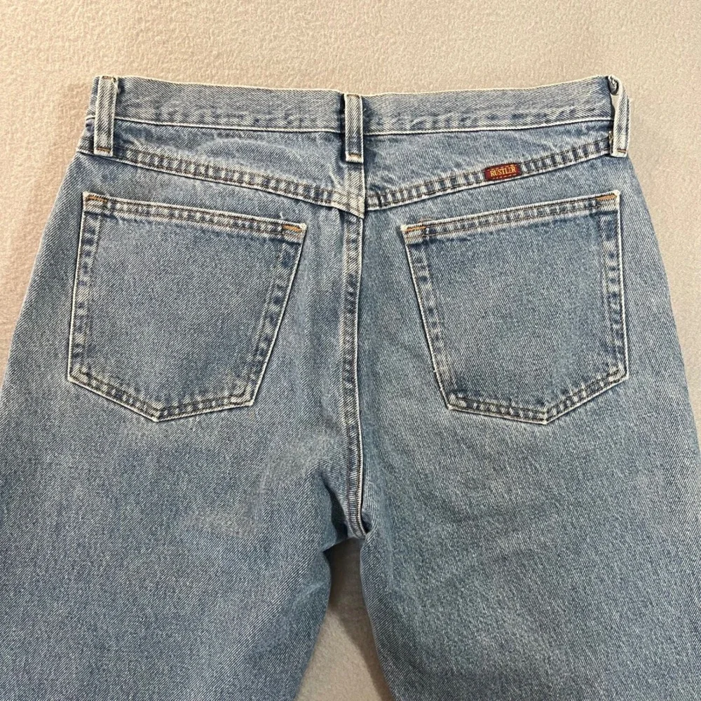 Rustler Mens Regular Fit Straight Leg Medium Wash Denim Jeans‎ 87619SW 33x30